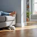 Premium White Painted Decorative Moulding 2.4m Length, 14mm Thickness for Contemporary Room Finishing