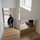 Solid brass stair nosing 67x55mm profile showing golden finish and durable construction for heavy traffic