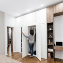 Premium White Painted Full Shaker Wardrobe Cupboard Door - Ideal for Modern Interiors