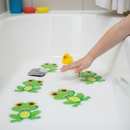 Premium Anti-Slip Bath Stickers for Kids - 5-Pack Colorful Frog Designs for Safe and Fun Bath Time