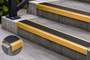 Premium 46x30mm Anodised Aluminium Stair Nosing with Anti-Slip Rubber Sleek, Safe & Built to Last