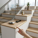 Anodised Aluminium LVT Stair Nosing Inner Corner 28x28mm for 5mm Flooring – Durable, Slip-Resistant, Easy Install with Screws