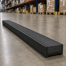 Carborundum insert strip in plain graphite grey grit