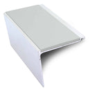 Light Gray Aluminium 60mmx55mm Non Slip Stair Nosing