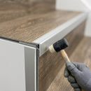 Anodised Aluminium Door Threshold Strip 930mm x 49mm Floor Trim for Wood, Laminate, Carpet, Vinyl Durable & Stylish Transition Edge