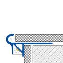 Aluminium LED stair nosing profile — Florentine design channel accepts LED strips up to 8mm