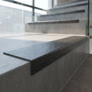 Non-Slip Stair Tread Inserts, 6mm Thick, Custom Lengths 250-2700mm professionally fitted in use