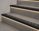 LED Stair Nosing Aluminium Channel Profile | Accepts 8mm LED Strip | 2.5m | 4 Colours | 9mm & 11mm