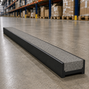 Carborundum insert strip in pale pebble grey grit