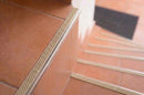 Aluminium Tile-In Stair Nosing with Replaceable Anti-Slip Insert | 2.5m | 9mm & 11mm | Porcelain & Stone Stairs