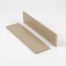 Replacement PVC stair nosing insert strips in Beige, a warm neutral stone, sold by the metre