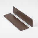 Replacement PVC stair nosing insert strips in Brown, a mid chocolate brown, sold by the metre