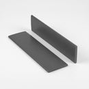 Replacement PVC stair nosing insert strips in Dark Grey, a deep charcoal grey, sold by the metre