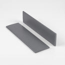 Replacement PVC stair nosing insert strips in Mid Grey, a neutral mid grey, sold by the metre