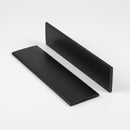 Replacement PVC stair nosing insert strips in Premium Black, a deep matt black, sold by the metre