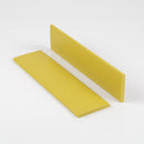 Replacement PVC stair nosing insert strips in Yellow, a bright safety yellow, sold by the metre