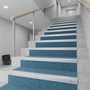 Anodised Aluminium Non Slip Ribbed Stair Nosing Edge Trim 35x35mm Anti-Slip for Carpet Stairs Screw or Self-Adhesive Fixing Options