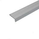 Light Gray Aluminium Self Adhesive Stair Nosing Edge Trim 25mm x 10mm