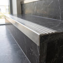 Stainless Steel Flat Plate Stair Tread Inserts, Custom Sizes 250-2800mm professionally fitted in use