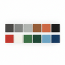 Colour swatch chart showing all 14 FootGrip step paint colour options with anti-slip texture