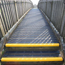Extreme Core Non-Slip Stair Tread Covers, Aluminium Reinforced GRP, Chemical Resistant, Ideal for High Traffic Areas, Easy Installation