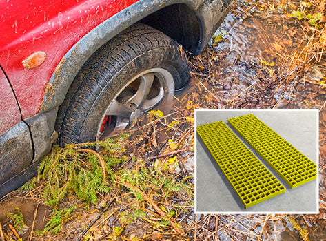 GRP Standard Duty Waffle Boards Pair For Off-road 25mm & 38mm