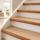Solid Wood Stair Nosing | Oak Tread | 50mm Wide | 2.5m | 10mm & 13.5mm | 2 Profiles