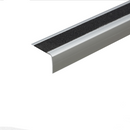 Light Gray Non Slip Aluminium Stair Nosing With Anti Slip Tape 41mm x 26.6mm