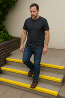 Heavy Duty GRP Stair Nosings – Non-Slip Fibreglass Safety Tread | Fast Install | DDA & Building Regs Compliant