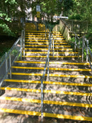 Medium Grit Anti-Slip Stair Nosing Durable GRP, Slip-Resistant, Easy Installation For Wet, Frosty, and Oily Conditions 10-Year Guarantee