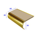 Bullnose Aluminium Stair Nosing 2.75m Single Insert 39mm