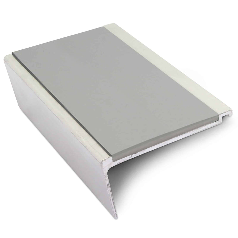Dark Gray Aluminium Non Slip Stair Nosing 63mm x 32mm