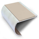 Light Gray Heavy Duty Aluminium Non Slip Stair Nosing 71mm x 55mm