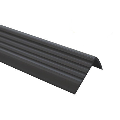 Dark Slate Gray PVC Non-Slip Stair Nosing Self-Adhesive Rubber Angle Step Edge