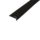 Light Gray Aluminium Push In Stair Nosing 28mm x 14.5mm For Luxury Click Vinyl Flooring