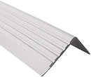 Light Gray Anti Slip Stair Nosing Rubber Angle Step Edge Trim RS 40mm x 40mm