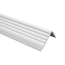 Light Gray PVC Non-Slip Stair Nosing Self-Adhesive Rubber Angle Step Edge