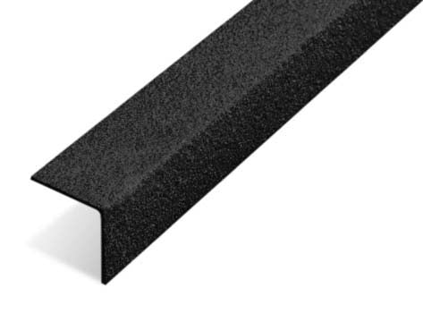 Dark Slate Gray Anti Slip Medium Grit GRP Stair Nosing