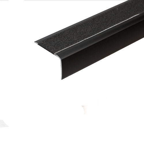 Dark Slate Gray Non Slip Aluminium Stair Nosing With Anti Slip Tape 41mm x 26.6mm