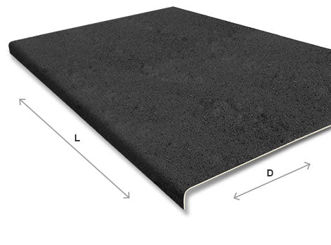 Dark Slate Gray Standard Duty Anti-Slip Extra Deep GRP Stair Treads