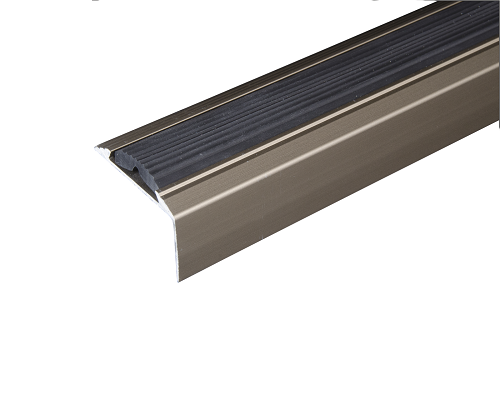 Dark Slate Gray Aluminium Stair Nosing For Carpet And Wooden Stairs