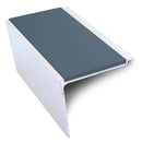 Light Gray Aluminium 60mmx55mm Non Slip Stair Nosing