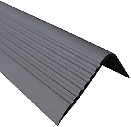 Dim Gray Anti Slip Stair Nosing Rubber Angle Step Edge RGPD - 900mm