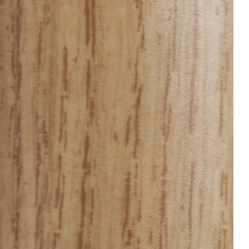 Rosy Brown Push-In Aluminium Wood Effect Stair Nosing Edge Trim 15mm x 22mm