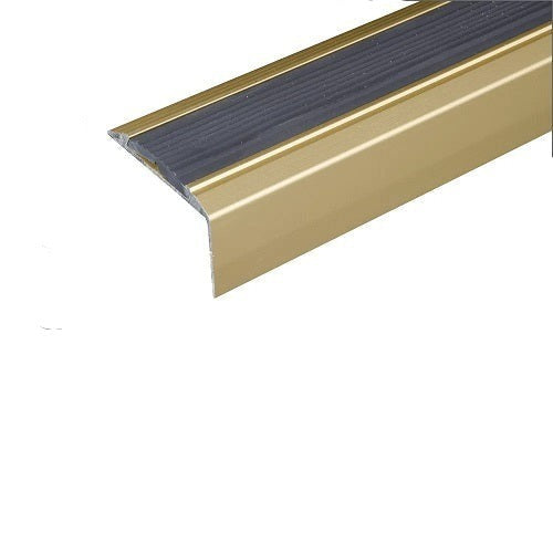 Rosy Brown Aluminium Stair Nosing For Step Edges 46mm x 30mm - Self Adhesive