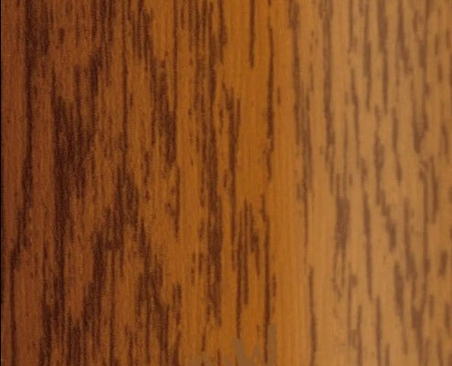 Sienna Commercial Aluminium Wood Effect Self Adhesive Door Threshold Ramp Profile