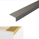 Antique White Non Slip Aluminium Stair Edge 40mm x 20mm Nosing For Wooden Treads