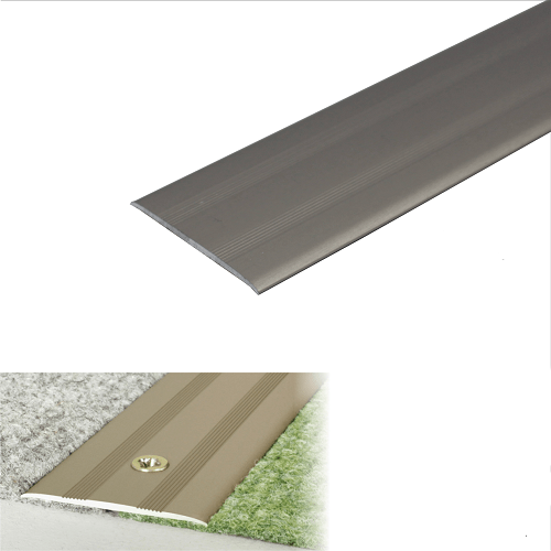 Dim Gray Aluminium Door Threshold 930mm x 35mm For Connecting Wooden Or Laminate Floors