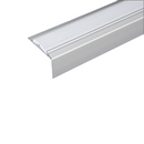 Light Gray Aluminium Stair Nosing For Carpet And Wooden Stairs